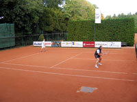 Záběry ze semifinále zleva :  René Fargač, Bronislav Cienciala