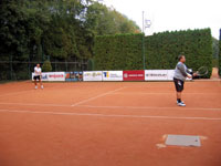 Záběry z finále zleva :  Miroslav Masarik, Gabriel Klimek