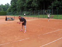 Záběry z utkání zleva :  Radim Cienciala, Jan Cienciala