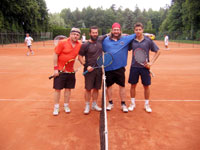 Semifinalisté zleva :  Vladimír Kylián, Radek Krenželok, Patrik Cieslar, David Cienciala