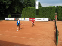 Záběry z finále zleva :  Zbyšek Bajusz, René Halapatsch