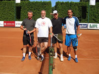 Účastníci semifinále zleva :  Petr Klus, Lubomír Bulawa, Miloš Jadamus, Jiří Bednář