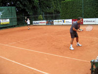 Záběry z finále zleva :  Lubomír Bulawa, Petr Lanz