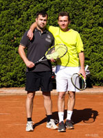 Účastníci turnaje zleva :  Robin Psczolka, Daniel Klimek