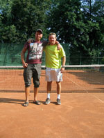 Účastníci turnaje zleva :  Bogdan Wilk, Daniel Klimek