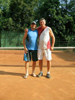 Účastníci turnaje zleva :  Petr Geryk, Jaroslav Stolařík