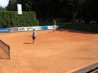Záběry ze semifinále zleva :  Petr Klus, René Fargač