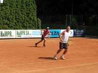 Záběry ze semifinále zleva :  Petr Geryk, Jaroslav Stolařík