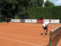 Účastníci turnaje zleva :  Michal Niemiec, Jan Jadamus