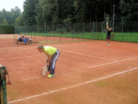 Účastníci turnaje zleva :  Robert Drobisz, Miroslav Sikora