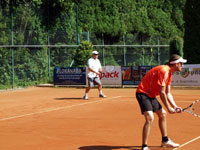 Účastníci turnaje zleva :  Petr Furka, Ondřej Banasinski