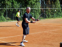 Účastníci turnaje zleva :  Roman Mihoč, Tomáš Spilák