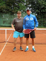 Účastníci turnaje zleva :  Martin Delong, Bogdan Wilk