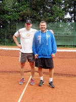 Účastníci turnaje zleva :  René Halapatsch, Vladimír Sagan