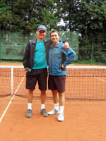Účastníci turnaje zleva :  Daniel Klimek, Petr Lanz