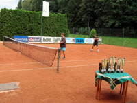 Záběry z finále zleva :  Martin Delong, Bogdan Wilk
