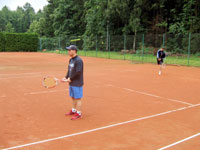 Účastníci turnaje zleva :  Tomáš Suška, Jaroslav Bulawa