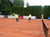 Účastníci turnaje zleva :  František Frolek, Miroslav Zoubek