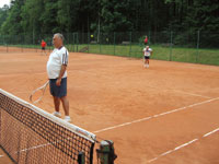 Účastníci turnaje zleva :  Roman Huťka, Rudolf Bilko