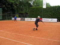 Účastníci turnaje zleva :  Milan Rusz, Petr Sikora