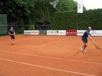 Záběry z finálového utkání zleva :  Piotr Pozdzal, Janusz Guzdek