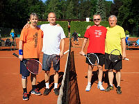 Účastníci turnaje zleva :  Petr Lukeš, Daniel Fojcik, Roman Wojnar, Zdeněk Škuta