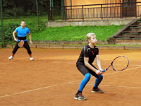 Záběry ze hry zleva :  Tomáš Czernek, Šimon Czernek