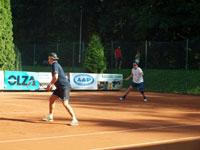 Účastníci turnaje zleva :  Robert Barci, Ivo Twardzik