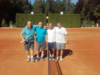 Účastníci turnaje zleva :  Roman Hladonik, Petr Sliwka, Jiří Figura, Milan Rusz