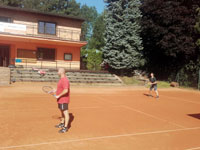 Účastníci turnaje zleva :  Richard Kotala, Jakub Gabriel