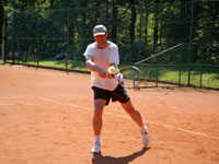 Účastníci dvouhry :  Daniel Mitrenga