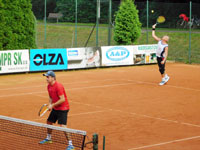 Účastníci čtyřhry zleva :  Daniel Klimek, Milan Lysek