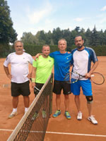 Účastníci turnaje zleva :  Roman Huťka, Filip Rulka, Daniel Fojtik, Jiří Bednář