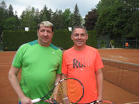 Účastníci turnaje zleva :  Marian Sekerák, Robert Malyszek