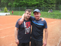 Účastníci turnaje zleva :  Robert Pszczolka, Daniel Klimek