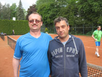 Účastníci turnaje zleva :  Wieslaw Rusz, Roman Tomis