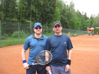 Účastníci turnaje zleva :  Zdeněk Turoň, Lukáš Turoň