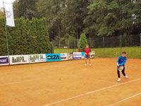 Záběry z utkání zleva :  Kamil Běhálek, Bogdan Bajger
