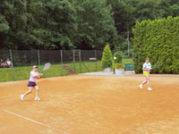 Účastnice turnaje zleva :  Zina Kusiová, Šárka Dohnalová