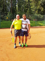 Účastníci turnaje zleva :  František Frolek, Martin Delong