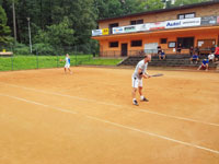 Záběry z finále zleva :  Tomáš Zoubek, Petr Zoubek