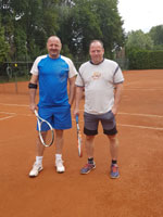 Účastníci turnaje zleva :  Martin Holubčík, René Halapatsch