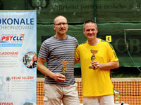 1.místo kategorie starší čtyřhra zleva :  Martin Jonáš, Martin Pekár