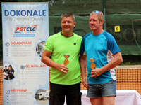 3.místo kategorie starší čtyřhra zleva :  Karel Doležal, Martin Machálek