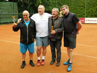 Medailisté nad 50 let zleva :  Vlastimil Alexa, Karel Kavulok, Marcel Kusnierz
