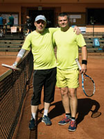 Účastníci turnaje zleva :  Petr Niedoba, Radek Kużma