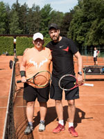 Účastníci turnaje zleva :  Gabriel Klimek, Bogdan Wilk
