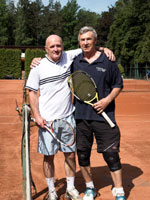 Účastníci turnaje zleva :  Jan Kajzar, Milan Lysek