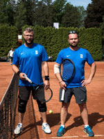 Účastníci turnaje zleva :  Tomáš Karpecki, Marek Niedoba