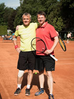 Účastníci turnaje zleva :  Jan Jadamus, Martin Bažanovský